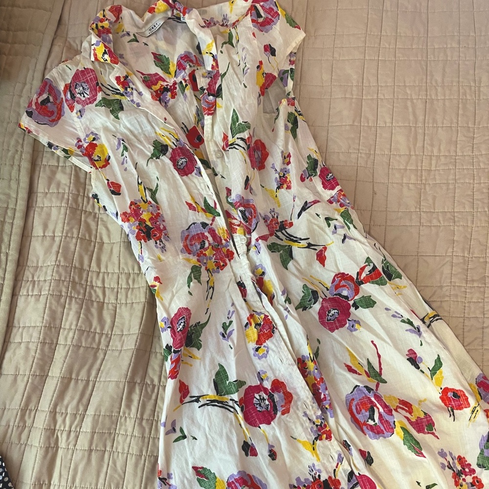 Obey Button Up Dress